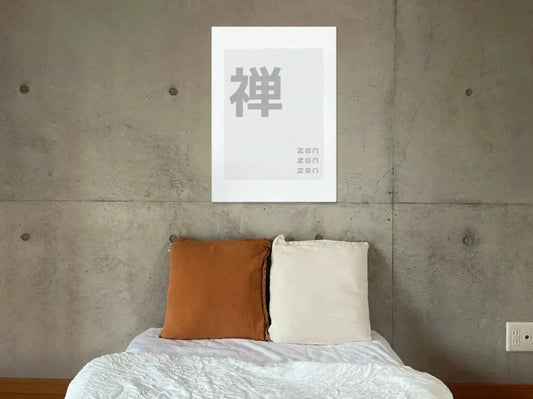Interior styling example featuring the artwork.